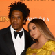 Beyonce Knowles-Carter and Jay-Z attend the European Premiere of Disney’s “The Lion King” at Odeon Luxe Leicester Square on July 14, 2019 in London, England.
